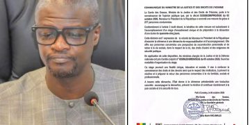 Guinée : 217 condamnés bénéficient de la grâce présidentielle sous condition de réinsertion (communiqué du ministère de la justice)