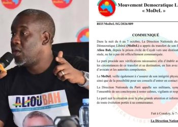 Justice : plus de 24 heures après son transfert, le silence persiste autour d’Aliou Bah