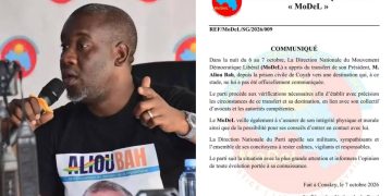 Justice : plus de 24 heures après son transfert, le silence persiste autour d’Aliou Bah